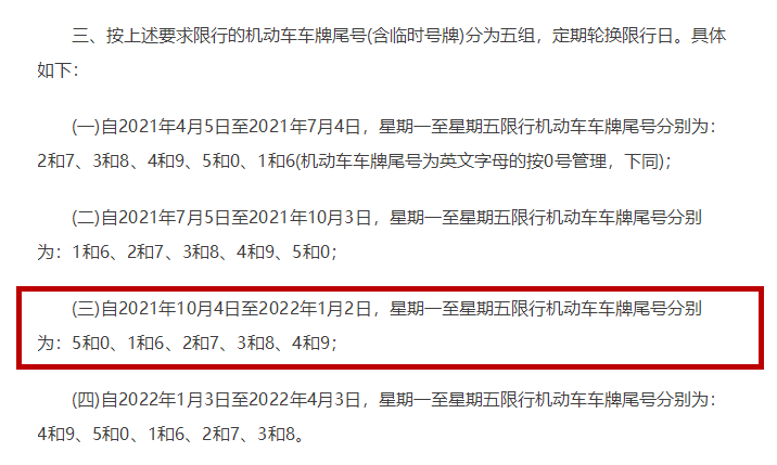 【北京限号2021年2月最新限号时间/北京限号2021年2月最新限号时间表】 【北京限号2021年2月最新限号时间/北京限号2021年2月最新限号时间表】