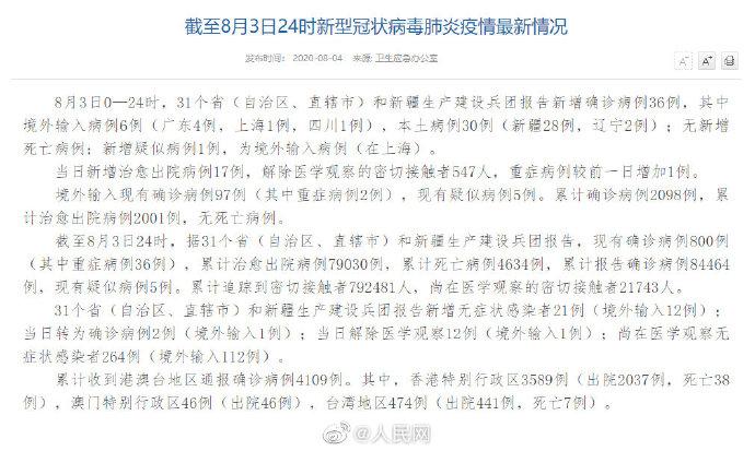 31省区市连续9天本土无新增/31省连续2日无本土新增 31省区市连续9天本土无新增/31省连续2日无本土新增