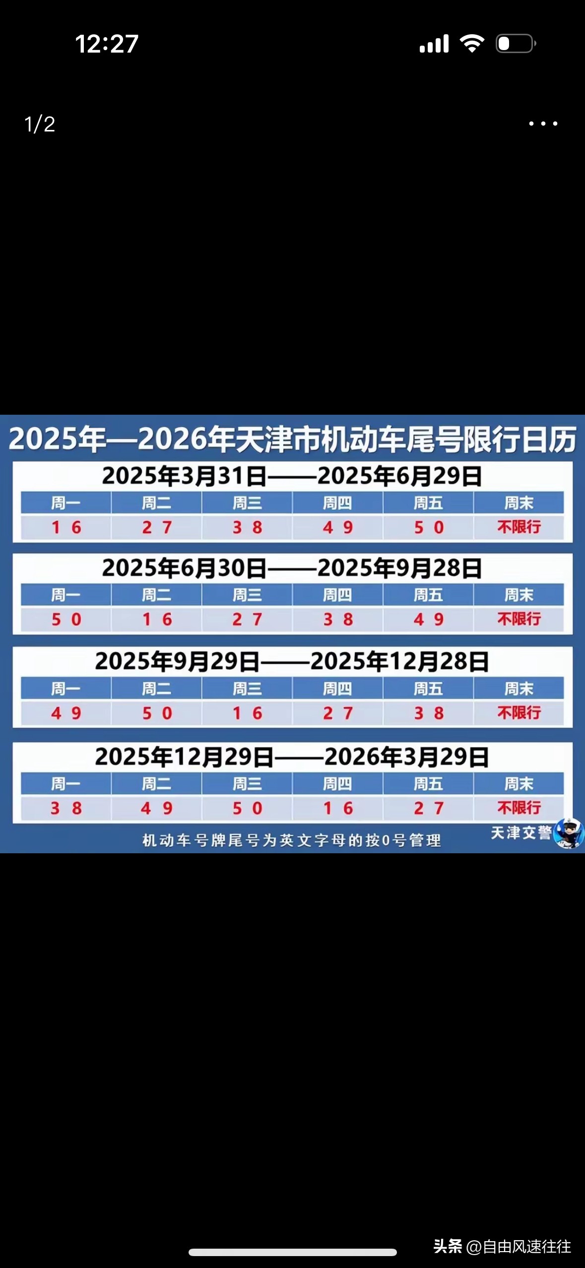 【天津汽车限号6月/天津限号六月】 【天津汽车限号6月/天津限号六月】