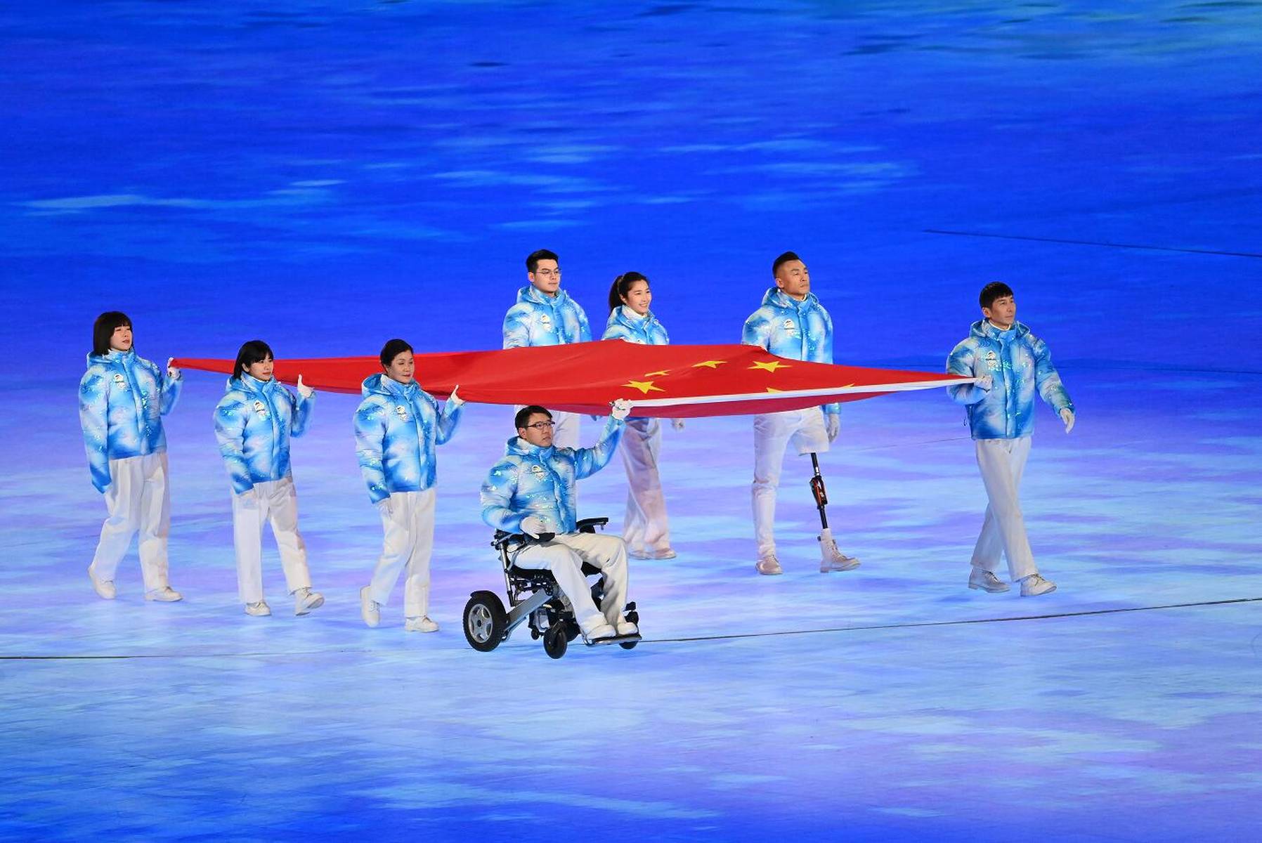残奥会开幕式国旗(残奥会开幕式打满分) 残奥会开幕式国旗(残奥会开幕式打满分)